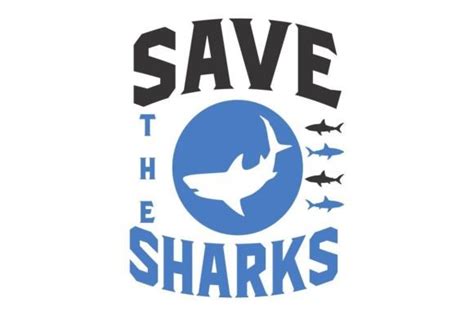 Save the Sharks Graphic by skpathan4599 · Creative Fabrica