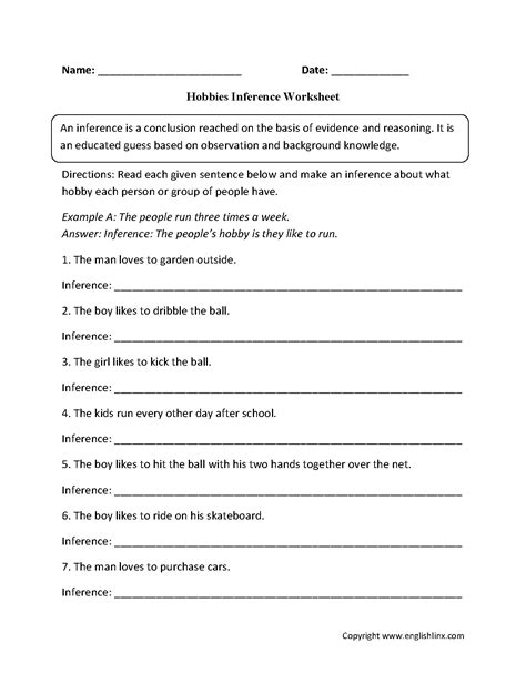 Making Inferences Worksheets 5th Grade - EduForKid