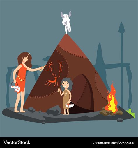 Neolithic People Clipart Free