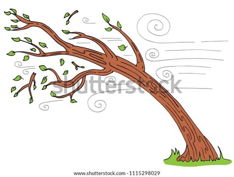 631 Tree Windy, Drawing Illustration Images, Stock Photos & Vectors ...