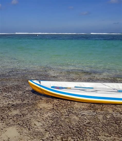 White Canoe Reflecting on the Lake Stock Photo - Image of white ...