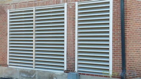 Industrial Louvers | FIxed & Adjustable Blade | Industrial Wall Louvers