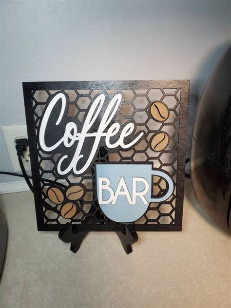 Coffee Bar Sign Beverage Nook Sign | Etsy