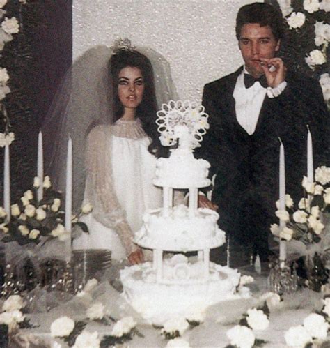 Priscilla Presley And Elvis Wedding