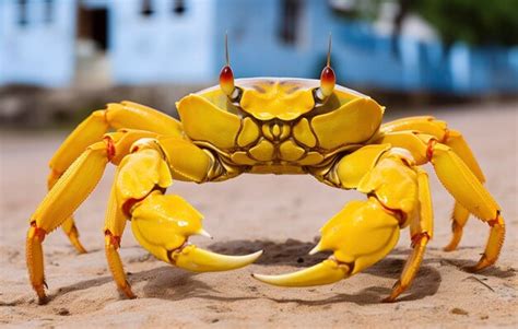 Premium AI Image | Yellow land crab