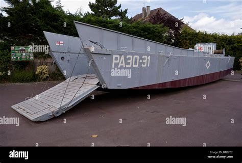 Ouistreham, Museum of the Atlantic Wall, Landing Craft Mechanized Stock ...