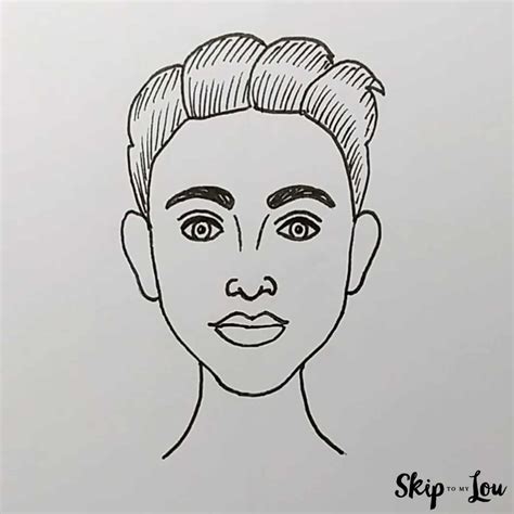 How to Draw a Face: 8 Step Simple Guide | Skip To My Lou