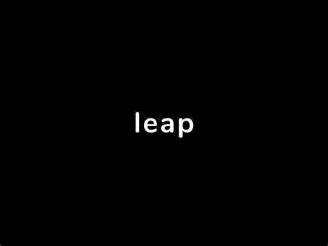 'Leap' : Brand Logo by Olly on Dribbble