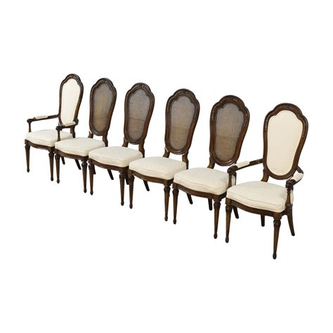 Vintage High Back Dining Chairs | 73% Off | Kaiyo