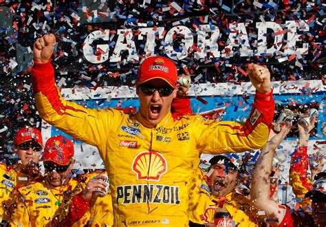 Driver Joey Logano is the new leader at Team Penke.