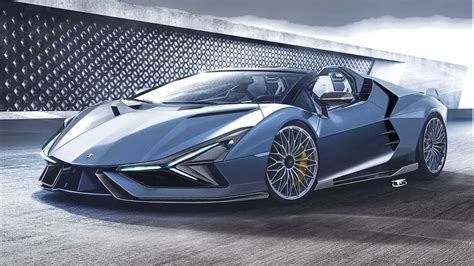 Lamborghini Aventador Successor Rendering Imagines A Roadster Flagship ...