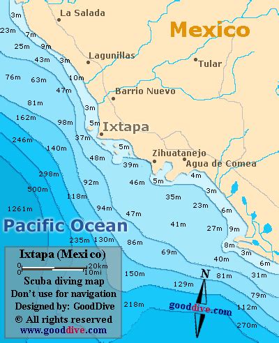 Ixtapa map - GoodDive.com