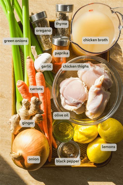 Healthy Chicken Soup - The Fit Peach