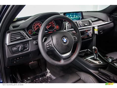 Black Interior 2017 BMW 3 Series 330e iPerfomance Sedan Photo ...