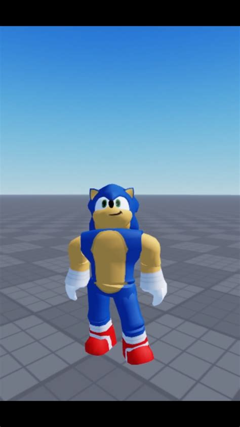 Sonic in Roblox cos why not : SonicTheHedgehog