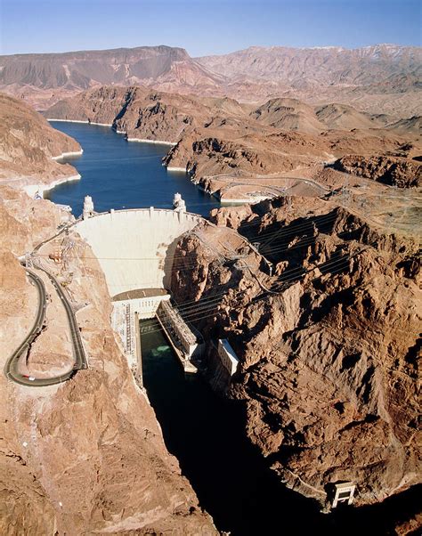 The Hoover Dam, Colorado River. Photograph by David Parker