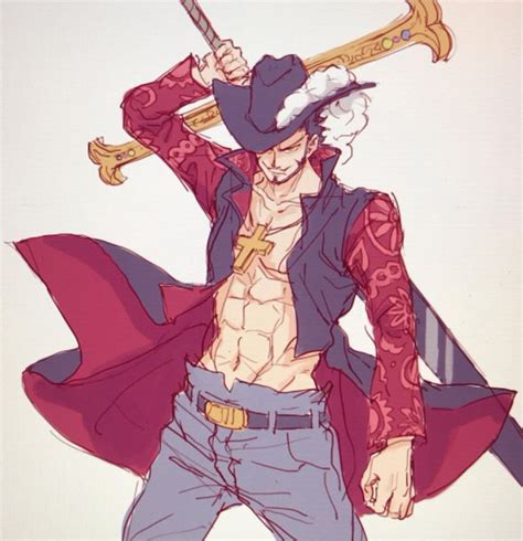 Dracule Mihawk😏🖤 in 2021 | Manga anime one piece, One piece anime, One ...