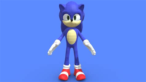 Sonic The Hedgehog Movie - Download Free 3D model by Vlad's_Studios ...