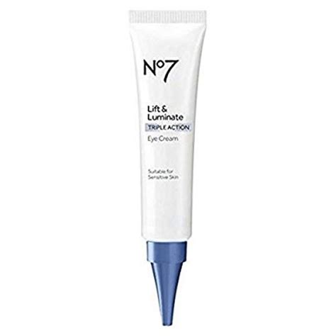 Boots No7 Lift Luminate Triple Action Eye Cream 0.5 Ounce ...