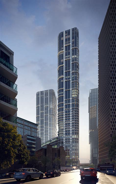 Gallery of Zaha Hadid Architects’ London Skyscraper Duo Gets the ...