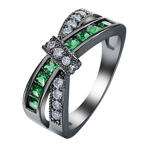 May Birthstone Emerald Ring