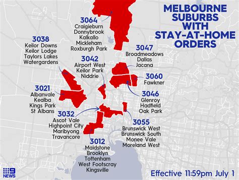 Covid 19 Melbourne Victoria Lockdown Map