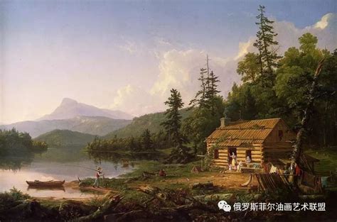 美国著名风景画家托马斯·科尔油画作品欣赏_Cole