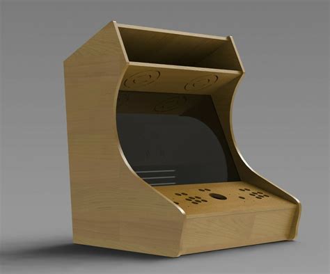 Arcade Bartop Machine Cabinet Design Plans Retro Arcade - Etsy