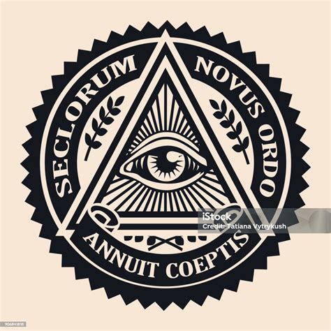 Eye Of Providence Masonic Symbol Conspiracy Theory Parchment Space ...