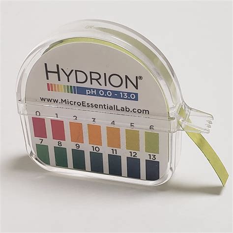 Buy Hydrion Ph paper (93) with Dispenser and Color Chart - Full range ...