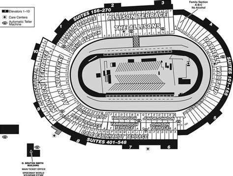 Bristol Motor Speedway Seating Chart