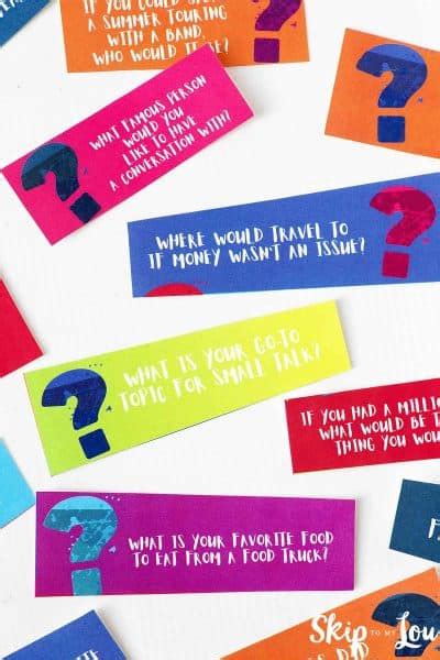 21 Questions Game {Free Printable Cards} | Skip To My Lou