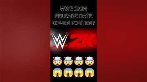 WWE 2k24 Release Date! Cover Poster 😱 #shorts - YouTube