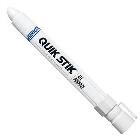 Markal Quik Stik Solid Paint Marker - White - SPA Welding Supplies