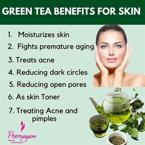 Green tea benefits for skin | Green tea skin care, Green tea benefits ...