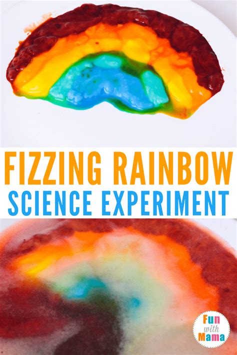 Rainbow Colors Science Experiment For Kids - Fun with Mama