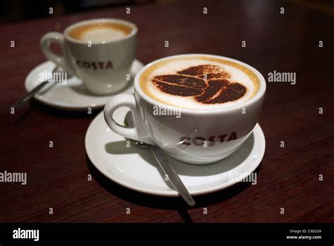 Costa coffee cups Stock Photo - Alamy