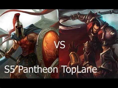 S5 Pantheon Top Vs Darius - YouTube