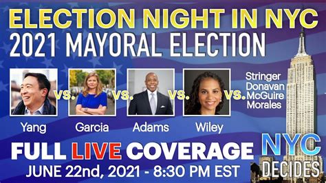 2021 New York City Mayoral Election Night Live | Full Coverage - YouTube