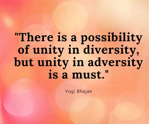 Yogi Bhajan Quotes on Unity and Oneness - Students of Yogi Bhajan