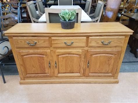 Light oak 3 drawer sideboard | Dining table, Light oak, Home decor