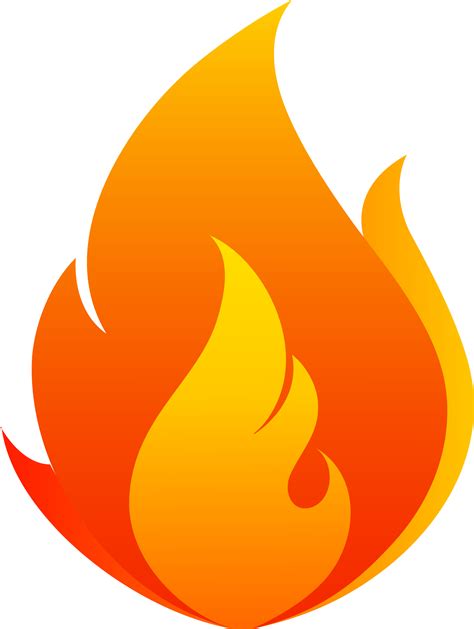 Download Red Vector Flowing Flames - Fire Flame Vector Png PNG Image ...