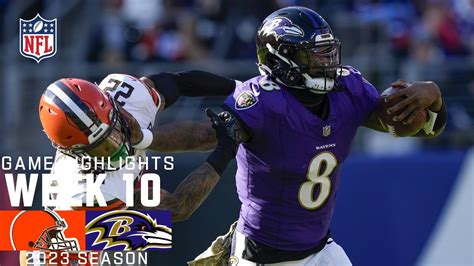 Cleveland Browns vs. Baltimore Ravens | 2023 Week 10 Game Highlights ...