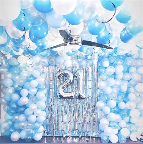 Blue, 21st birthday 21st Birthday Party Themes, 21st Birthday Balloons ...