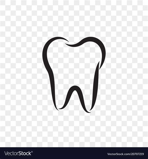 Tooth logo icon dentist stomatology dental Vector Image