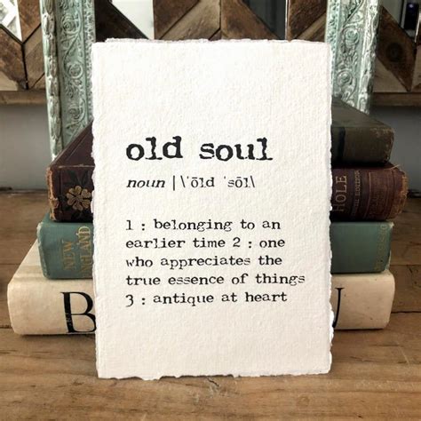 Old Soul Definition Print in Typewriter Font on 5x7 8x10 - Etsy | Soul ...