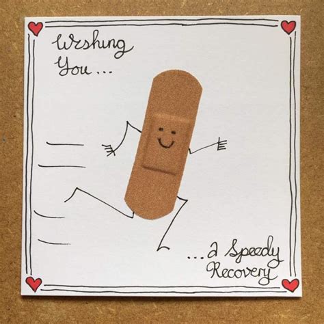 Speedy Recovery Bandaid | Cards In The Making! | Get Well Cards ...