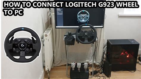 How To Setup Logitech G923 Steering Wheel On PC - YouTube