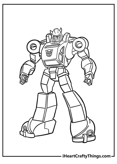 Transformers Bumblebee Coloring Pages