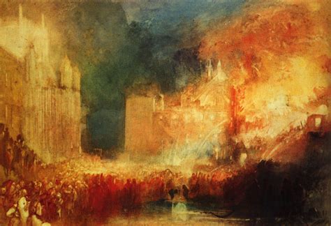 Joseph Turner: The burning of the Houses of Parliament - Giclee Art ...